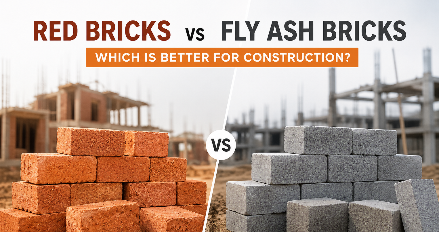Red Bricks vs Fly Ash Bricks – Which Is Better For Construction?